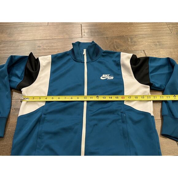 Nike Mens AIR Time 2.0 Basketball Turquoise Full Zip Jacket Size M 588812-393 - Picture 9 of 10